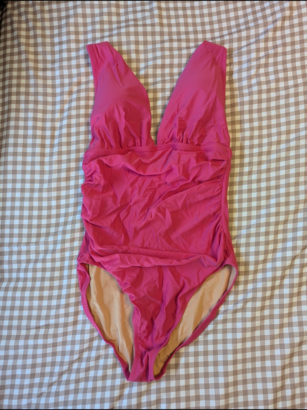 J. Crew Hot Pink One-Piece Swim Bathingsuit